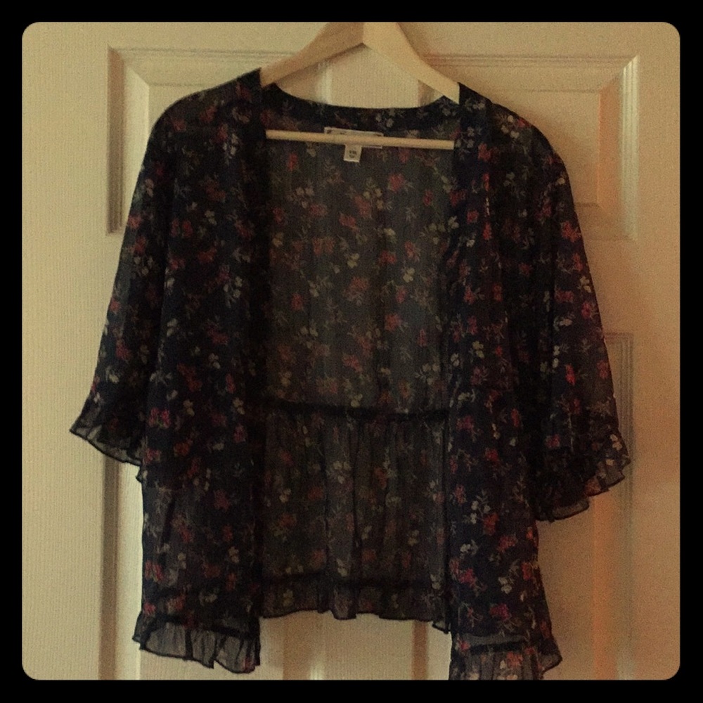 Decree sheer kimono. Sz S